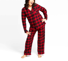 Wondershop Women&#39;s 2 Piece &quot;Red Buffalo Check&quot; Family Sleep Set (Size M) ~ New!! - £17.43 GBP