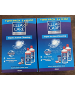Alcon Clear Care Triple Action Cleaning 2 Pack 4 x 12 Oz EXP 5/2026+ - $550.34 MXN