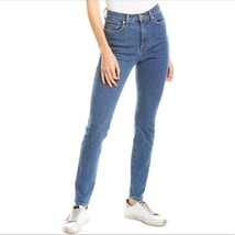 NEW Bldwn Baldwin Womens Ultra High Rise Skinny Jeans Medium Clear Blue ... - £58.48 GBP