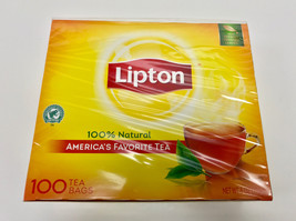 Lipton 100% Natural Black Tea, 100 tea bags (Packaging may vary) - £11.74 GBP