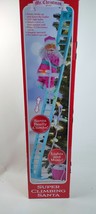 Mr. Christmas Super Climbing Pink Santa 40&quot; Blue Ladder Lights Motion Music - £44.14 GBP