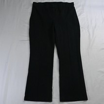J.Jill Large Tall Black Cotton Ponte Bootcut Stretch Womens Casual Dress Pants - £16.83 GBP
