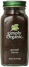Simply Organic Cloves Ground Certified Organic, 2.82-Ounce Container - £11.09 GBP