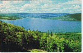 Nova Scotia Postcard St Ann&#39;s Bay From Lookoff On Kelly&#39;s Mountain - $2.07