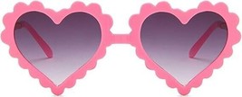 Kids  Heart Shaped Sunglasses Halloween Christmas Party  (pink+green)2 p... - $11.67 CAD