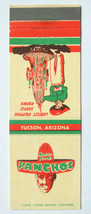 Pancho&#39;s Mexican Restaurant - Tucson, Arizona 20 Strike Matchbook Cover NM - £1.39 GBP
