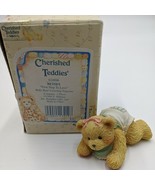 Cherished Teddies Betsey &quot;First Step to Love&quot; 624896 Baby Figurine w/ Bo... - $184.88 MXN