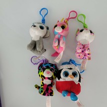 Ty Beanie Boos Clip Sophie Dotty Sugarplum Slush Fantasia Unicorn Dog Ca... - $22.76