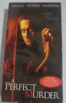 A Perfect Murder VHS, 1999 MICHAEL DOUGLAS, GWYNETH PALTROW, VIGGO MORTE... - £2.53 GBP