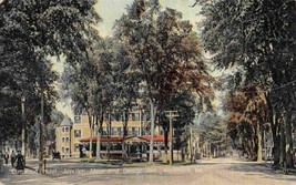 Elmwood Hotel Junction Main &amp; College Avenue Waterville Maine 1910c postcard - £5.55 GBP