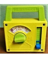 Fisher Price Vintage 1978  Wind Up Music Radio Let&#39;s Go Fly a Kite Kids ... - $12.30 CAD