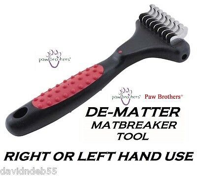 Dog Cat Hair Coat Mat Breaker DE-MATTER DESHEDDING TOOL Razor 9 Blade Y ... - $12.99