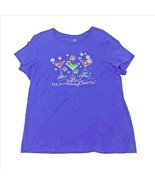 Get Your Holiday Cheer On Womens Blue T Shirt 2XL - $218.92 MXN