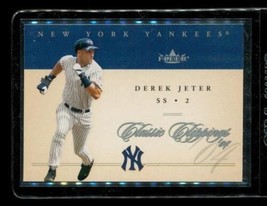 2004 FLEER CLASSIC CLIPPINGS Baseball Card #2 DEREK JETER New York Yankees - £7.81 GBP