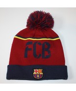 Nike FCB Barcelona Football Soccer Club Pom Pom Knit Beanie Hat One size - $12.99