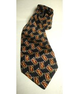 Vintage FENDI Italy SILK TIE Geometric Pattern Blue Maroon Retro Wide Ne... - $616.30 MXN