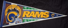 Vintage Official NFL St. Louis Rams Felt Pennant Wincraft Sports - £5.47 GBP