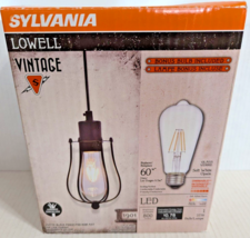 Sylvania Cage Pendant Indoor Light Fixture Ceiling Hanging Lowell Matte ... - £10.97 GBP