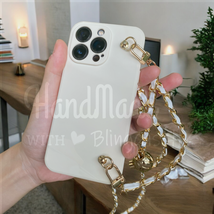 Little Golden Ball Crossbody Long Chain Case For Samsung S21 22 23 24 Plus Ultra - $32.00