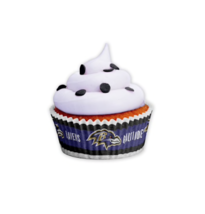 Baltimore Ravens NFL Cupcake Baking Cups 50 Pack Tailgate Party Kitchen - £6.12 GBP