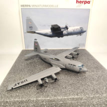 1:200 Herpa USAF Ramstein C-130 Hercules 37th Airlift Squadron Diecast - $2,417.81 MXN