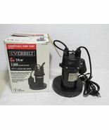 Everbilt 1/4 HP Submersible Sump Pump1001 093 932 Tethered Float Switch ... - $106.06 CAD