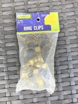 Vintage Cafe Brass Curtain Rings - Stanley - 22-3133 - Brass Finish - 1/... - £9.88 GBP