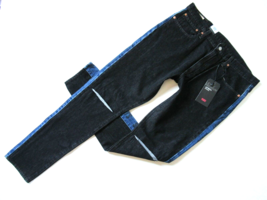 NWT Levi&#39;s Lo-Ball Stack in Two Pointer Black Logo Stripe Warp Stretch Jeans 42 - £21.11 GBP