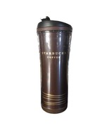 Starbucks Holiday Limited 2008 Edition Brown and Gold 12 oz Tumbler - $244.84 MXN