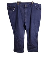 Long Haul Jeans Mens Denim Blue 54x26 Dark Wash Made in USA 75961F - £16.85 GBP