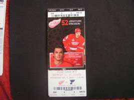 NHL 2009-10 Detroit Red Wings Ticket Stub Vs. St. Louis 12-09-09 - $2.96