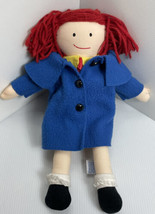 Vintage Madeline Doll Eden 1994 Plush 15” With Coat & Surgery Scar - £8.15 GBP