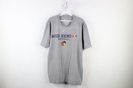 Nike Mens XL Mini Swoosh Minor League Baseball Toledo Mud Hens T-Shirt Gray - £23.42 GBP