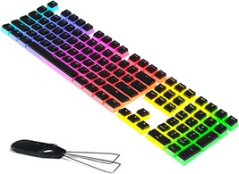 For 104 87 61 Key Rgb Backlit Mechanical Keyboards, Manbasnake Pudding, Black. - £25.53 GBP