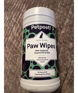 Petpost Paw Wipes for Dogs Nourishing, Revitalizing Dog Paw Cleaner with... - £14.90 GBP
