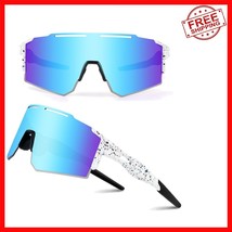 Trendy Frame-less Sports Sunglasses with HD Polarized Lenses &amp; UV400 Pro... - $757.79 MXN