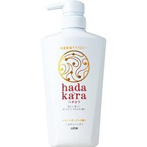 LION hadakara BODY SOAP 500mL (Fragrance of fruit garden)--2016 NEW!!--Fast Ship