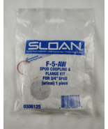 SLOAN F-5-AW Spud Coupling &amp; Flange Kit For 3/4" SPUD Urinal 1 Piece 030... - $11.86