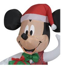 3.5 Ft Tall Airblown Inflatable Christmas Disney Light Up Mickey Mouse - £52.10 GBP