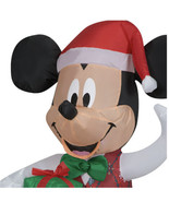 3.5 Ft Tall AIRBLOWN INFLATABLE CHRISTMAS DISNEY LIGHT UP MICKEY MOUSE - £51.09 GBP