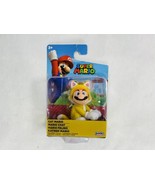 New! 2.5&quot; Cat Mario Jakks Pacific World of Nintendo Super Mario Figure 9... - $14.99