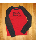 Abercrombie Kids Red &amp; Gray Sweater Boys Size 10-12 - £11.70 GBP