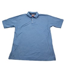 Wrangler Shirt Mens M Blue Short Sleeve Slit Chest Button Collared Top - £18.18 GBP