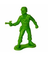 Tim Mee vtg plastic toy figure space galaxy laser team timmee green gun ... - £12.41 GBP