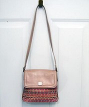 New Liz Claiborne Womens Small Beige Faux Leather Purse /Color Body Shoulder Bag - £11.94 GBP