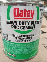 32 Oz. Heavy-Duty Clear PVC Cement,  Dented Can,    1035 - $552.05 MXN