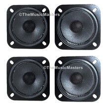 (4) OEM Style 2.5 in Tweeters Home Speaker Cabinet Enclosure Replacement Speaker - £20.46 GBP