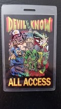 DEVIL YOU KNOW++ - ORIGINAL 2016 THIRD TIMES UK TOUR LAMINATE BACKSTAGE ... - $42.00