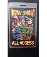 DEVIL YOU KNOW++ - ORIGINAL 2016 THIRD TIMES UK TOUR LAMINATE BACKSTAGE ... - €37,29 EUR