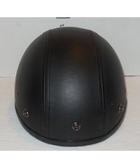 Motorcycle Half Helmet DOT Black Size Small - $910.25 MXN